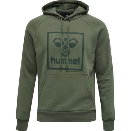 Hummel Men's hmlISAM Hoodie Men long-sleeved sweaters Green M