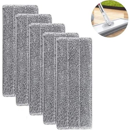 【PP】 Erstatningsmoppeputer, Mikrofiber Spray Moppehode Erstatning, Reveal Mopp Rengjøringspute, Passer Alle Spraymopper & Reveal Mopper, Vaskbar (5 