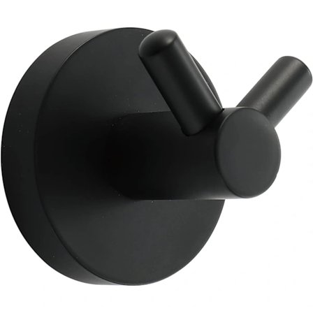 (pow yeah!) Vægmonteret dobbelt rund kappereol i rustfrit stål til køkken, stue