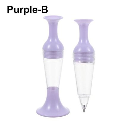 Point Drill Pen Diamantmålning Verktyg 5D Diamantmålning lila B