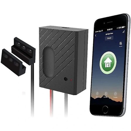 /EA/Universal Garageportsåbner, Smart Wifi Garageportkontakt med Timerfunktion til Amazon