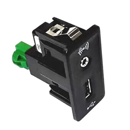 Golf 7 MK7 USB+AUX Grensesnitt Kobling Adapter Kit CarPlay Bryter 5Q0035726E 5G0035222E