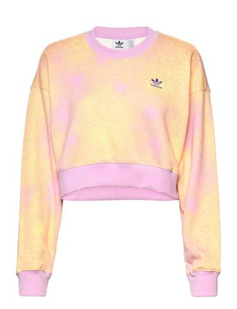 Allover Print Sweatshirt Sweat-shirt Genser Multi/mønstret Adidas Originals