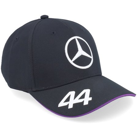 Formula One - Motor Sort adjustable Kasket - Kids Mercedes Amg F1 24 Hamilton Black Trucker @ Hatstore