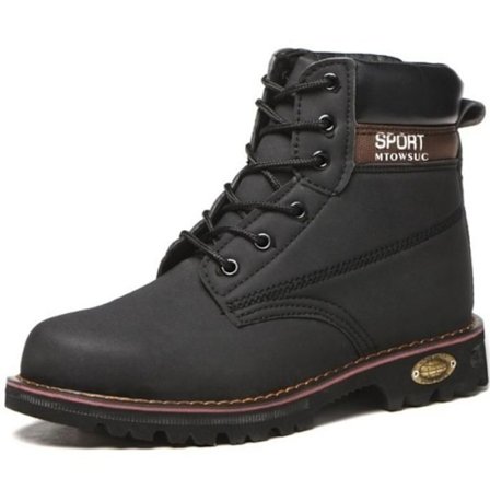 MTOWSUC Miehen turvalliset kengät 1706 Liukastumisenkestävät ja hankauksenkestävät Työkengät mustat