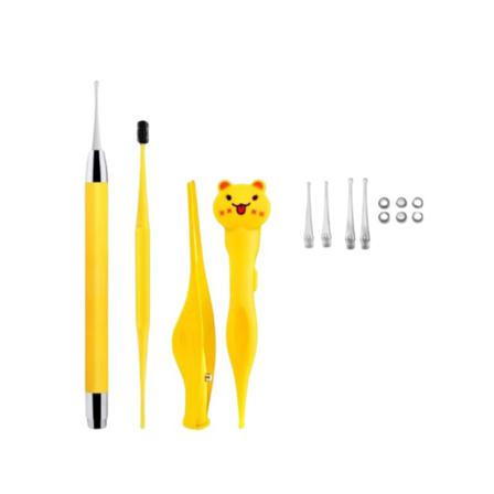 Öronrengöringsverktyg Penlight Spoon Rostfritt Stål Förstoringsglas
