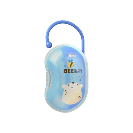 Chicco Porta Succhietto Bimbo Per Due Ciucci Azzurro 1 Pezzo
