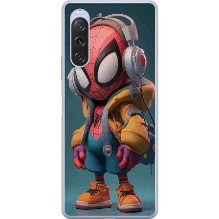 Yhteensopiva Puhelinkuori Sony Sony Xperia 10 V Spiderman