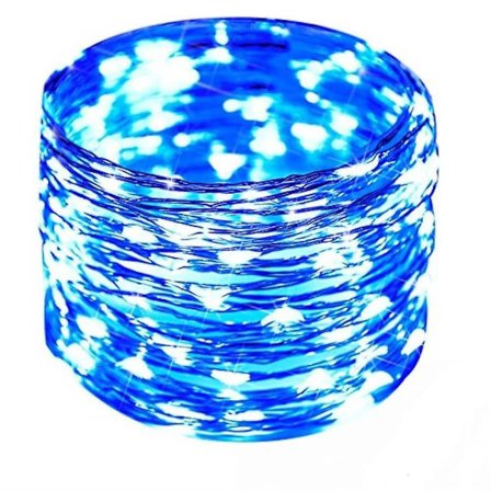 50m Lyslenke 500 LED Varmt Hvit RGB Vanntett