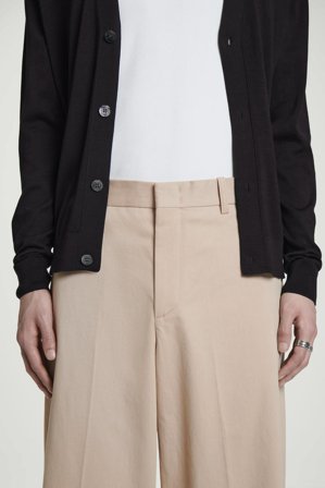 COS Men's Relaxed Straight-Leg Chinos in Beige