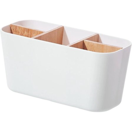 Badeværelsesorganisator - Tandbørsteholder - 5 rum - Badeværelsesbordpladeorganisator