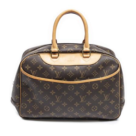 Louis Vuitton Vintage, Pre-owned Bag Bruin, Dames, Maat:ONE Size,Canvas
