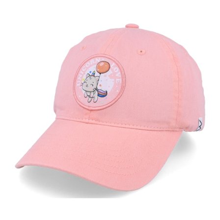 Unicorns - Rose unconstructed Casquette - Unicorn Cat Love Patch Pink Dad Cap @ Hatstore