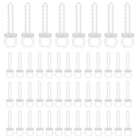 300 stk. Jule Skum Ornament Ophæng Hætter Runde Skumkugle Hætte Samlesæt til Juleophæng Holder Hætter Tilbehør