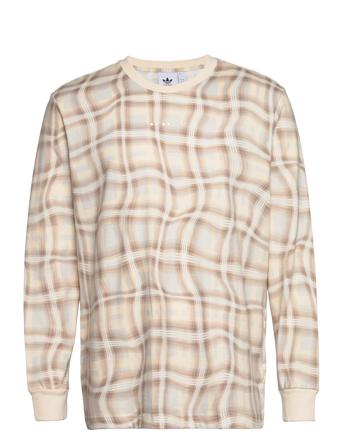 Reveal Allover Print Long-Sleeve Top T-shirts Long-sleeved Multi/mönstrad Adidas Originals