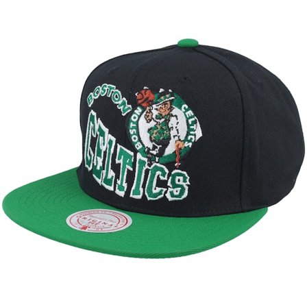 Mitchell & Ness - NBA Svart snapback Caps - Chicago Bulls Crooked Path Black Snapback @ Hatstore