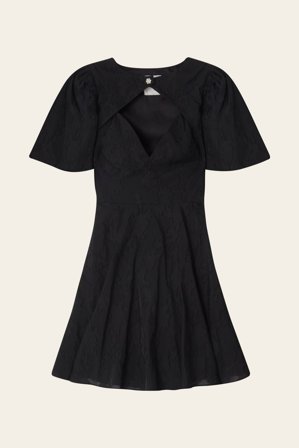 Malina - Cape mini dress - M - Black