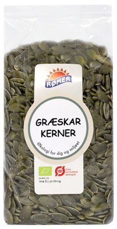 Rømer Græskarkerner Ø 400 g, Helse & Madvarer, Kerner & Frø, Kerner