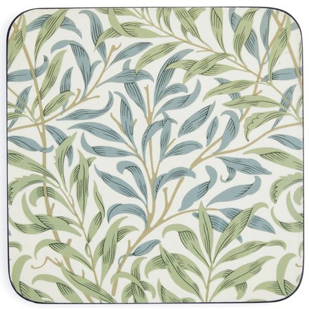 Spode Morris & Co Willow Bough glasunderlägg 6-pack, blå/grön | Dukning & Servering > Brickor & Underlägg > Glasunderlägg | Bagaren och Kocken