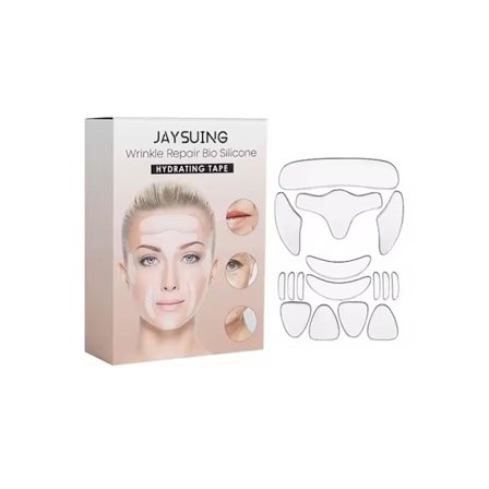 Rynkplåster för Anti-rynkor – Återanvändbara Silikonplåster för Ansikte & Bröst. Lyft Leendelinjer, Strama Upp Huden & Minska Fina Linjer på Panna, 