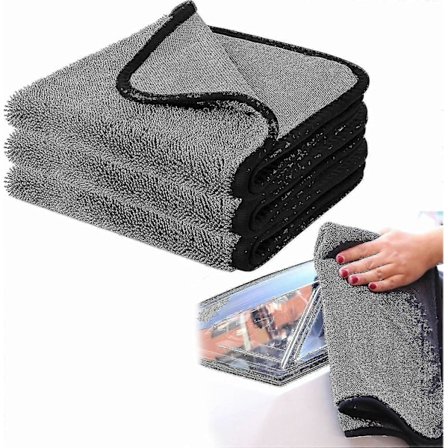 Shiny Bath Xxl Tørrehåndklæde, Exul Fastdry Tørrehåndklæde 40 X 60 Cm, Brusekabineklud Til Vandfjernelse I Brusebad Og Badeværelse (3 Stykker) (FMY)