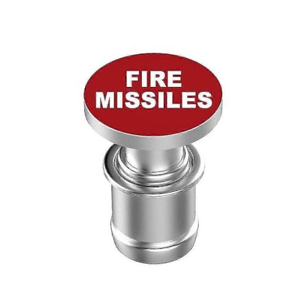 Bil Sigarettenner EJECT FIRE MISSIL NITROUS LAUNCH KEY Knapp Erstatning Bil Lighter Varmeapparat 12V Tilbehør Trykknapp Passer De Fleste Biler