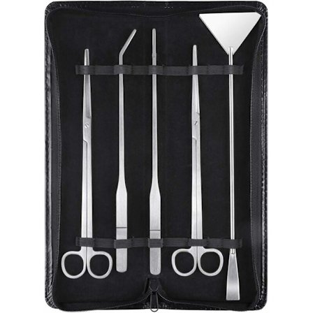 Akvaario Akvaariomaisemointisetti 5 in 1 Ruostumaton Teräs Akvaario Säiliö Akvaario