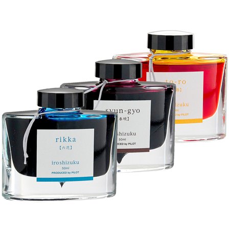Pilot Iroshizuku New Colours 3-set