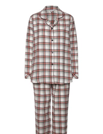 Cotton Flannel Pyjamas Brown Lady Avenue