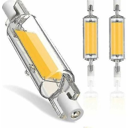 Magic Ampoule Led R7s 78mm Himmennettävä, 10w Ampul Led R7s Cob, R7s Led 78mm Korkea Valoteho Lämmin Valkoinen