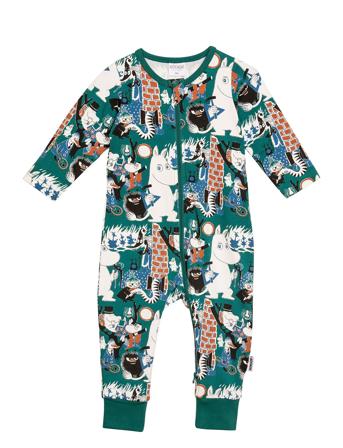 Tilestove Pyjamas Pyjamas Sie Jumpsuit Grønn Martinex*Betinget Tilbud