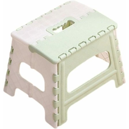 Fällbar pall, bärbar hopfällbar plastpall för vuxna barn, halkfri