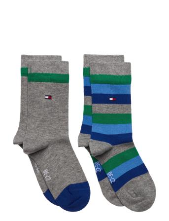 Th Kids Basic Stripe Sock 2P Socks & Tights Socks Monivärinen/Kuvioitu Tommy Hilfiger