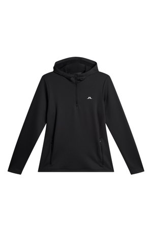 J.Lindeberg - Golf - Aerialle Quarter Zip Hood - Black - Frau - L