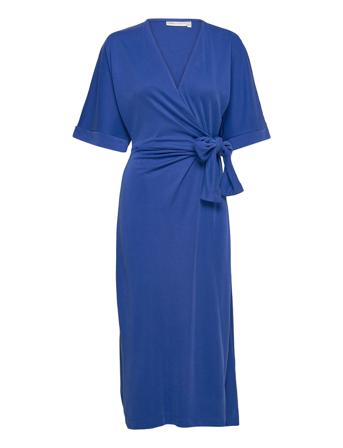 Jaiiw Wrap Dress Knælang Kjole Blå InWear