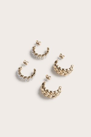 Kappahl | 2-pk. øredobber | Gull