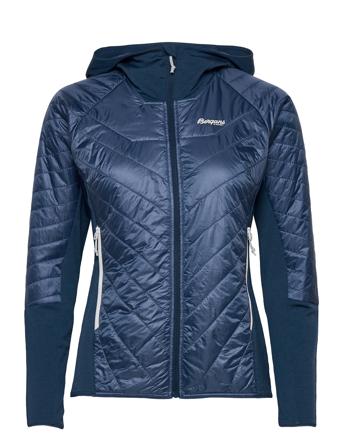 Cecilie Light Insulated Hybrid Jacket Energy Red/Red Leaf Xl Outerwear Sport Jackets Blå Bergans*Betinget Tilbud