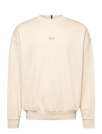 OAKLEY Stacked Metal Sweatshirt - Cream - S