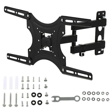 Väggfäste för platt-TV, TV-hållare för platt-TV, LED-TV-hållare, TV-hängare, stativ, LCD-TV, TV-fäste