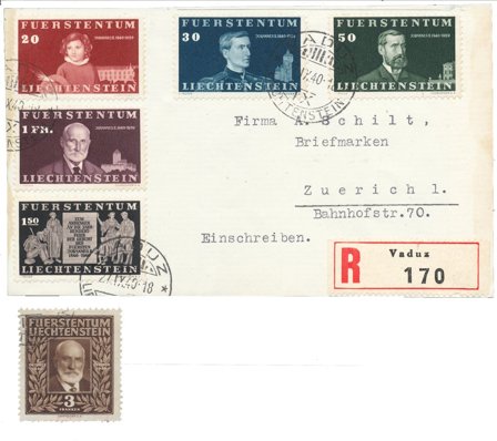 Liechtenstein 1940 - MICHEL 186/191 - Stemplet