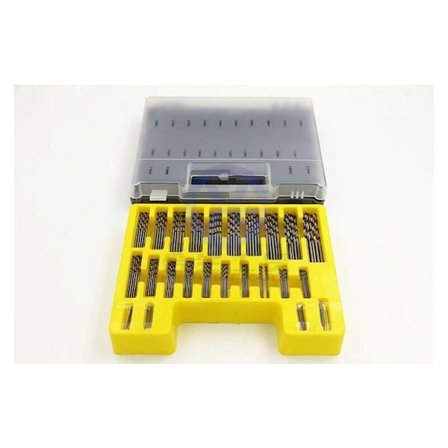 Liten vridborr-uppsättning i plastbox, mini-hålöppnare