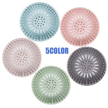 5 stk dusjfilter i silikon, dusjfilter for hår