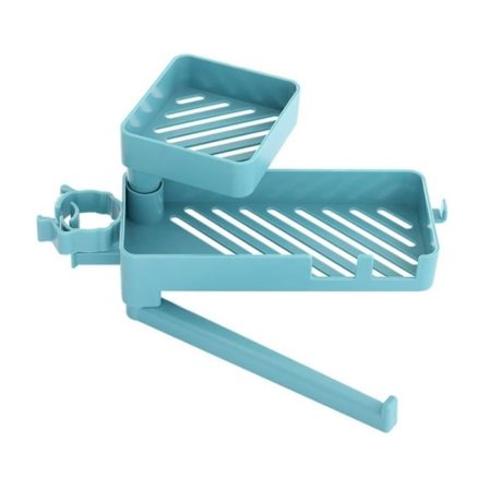 Teleskopisk vaskestativ, køkkenvaskarrangør, udtrækkelig opbevaring