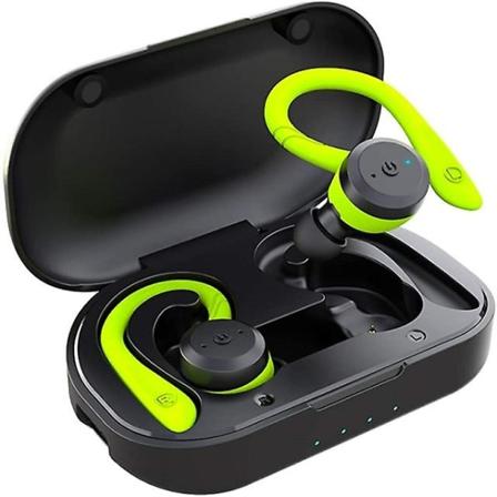 20 tunnin toistoaika Vedenpit v t Bluetooth-kuulokkeet Dual Wear Langattomat urheilukuulokkeet Tws Ipx7-kuulokkeet Stereo green