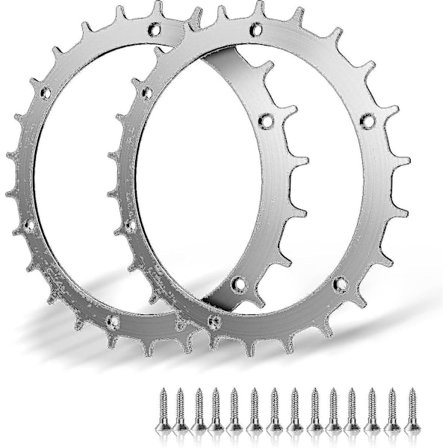 2-pakning rustfrie stålspiker for Bosch Indego Xs 300 400 500 M700 gressklippere, finfaset med forbedret trekkraft for robotgressklippere