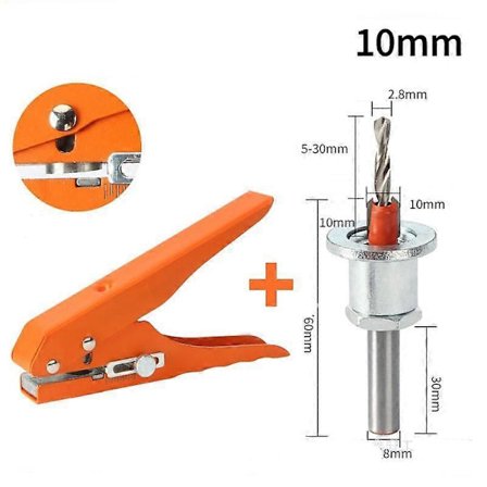 8-15mm Håndholdt Cirkel Rund Enkelt Hul Papirhul