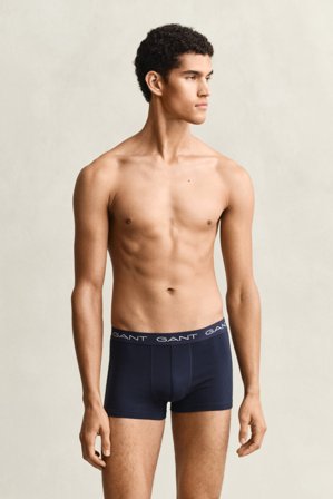 GANT Herren 3er-Pack Boxershorts (L) Marineblau