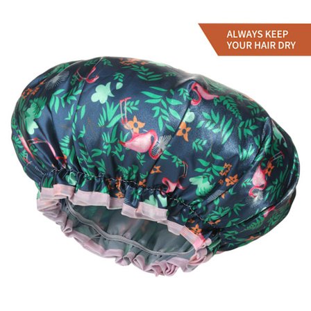 Badehætte, Genanvendelig Badehætte til Kvinder med Langt Hår, Dobbelt Lag