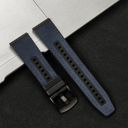 20mm 22mm Läderarmband för Samsung Galaxy Watch 7/6/5/4 40 44mm Gear Band Vintage Armband för Xiaomi Redmi Watch 3 Lite/Active