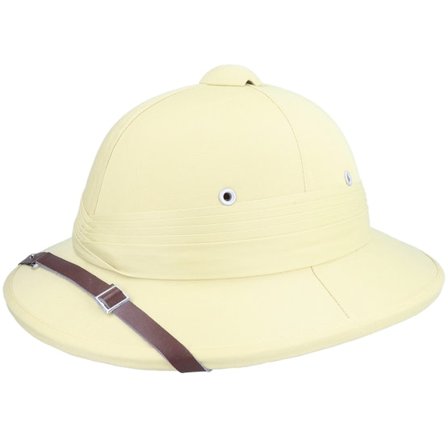 Jaxon & James - Beis Sombrero - Indian Pith Khaki Helmet @ Hatstore